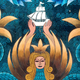 Detail from the cover of The Penguin Book of Mermaids, edited by Cristina Bacchilega and Marie Alohalani Brown.